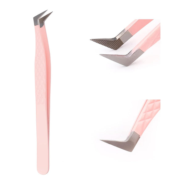 Fiber Tip 90° Boot Tweezer