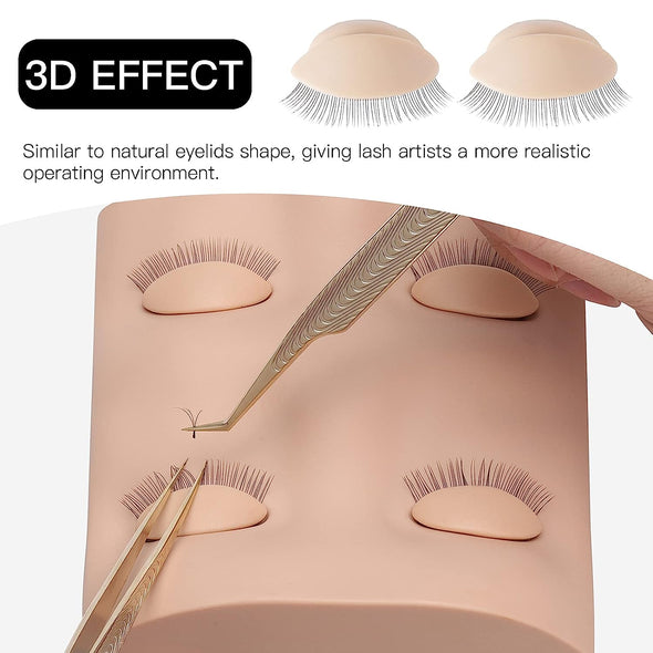 Mannequin Head With Removable Eyelids