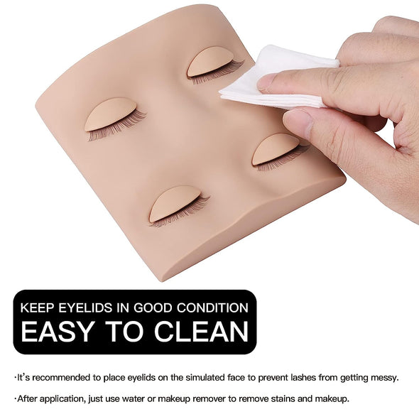 Mannequin Head With Removable Eyelids