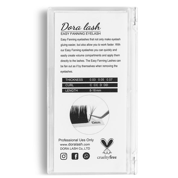 DORA EASY FANNING LASHES 0.03 - DORA LASH