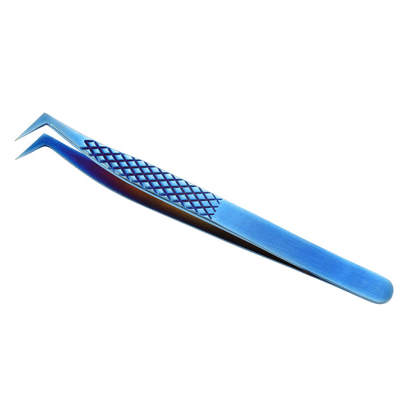 DORA NON-SLIP BLUE MEGA VOLUME TWEEZERS - DORA LASH