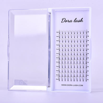 DORA SHORT STEM PREMADE FANS 0.07 C CURL - DORA LASH