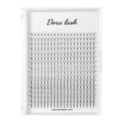 DORA 10D POINTY BASE FANS LARGE TRAY 320 FANS - DORA LASH