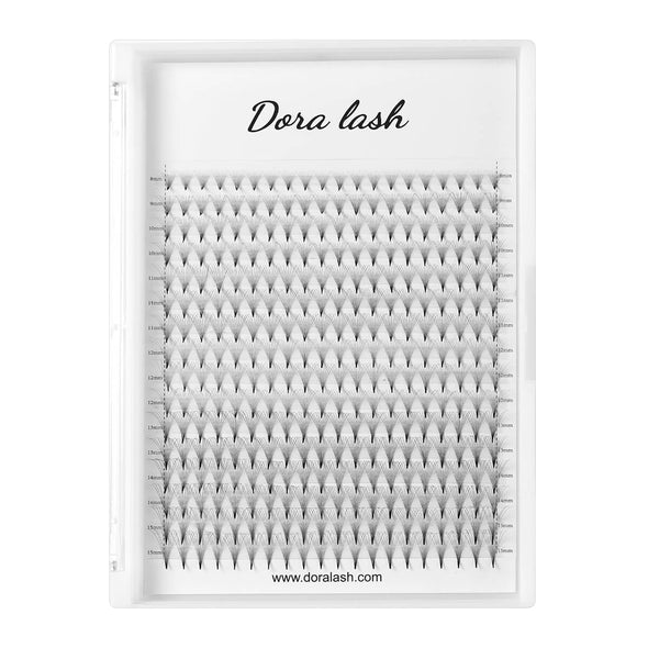 DORA 10D POINTY BASE FANS LARGE TRAY 320 FANS - DORA LASH