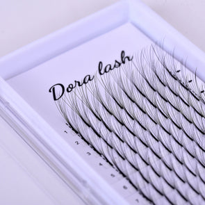 DORA LONG STEM PREMADE FANS 0.10 D CURL - DORA LASH