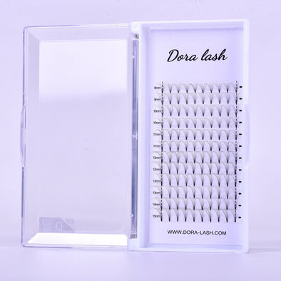 DORA SHORT STEM PREMADE FANS 0.05 D CURL - DORA LASH