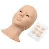 Mannequin Head with 3 pairs Replacement Eyelids - DORA LASH