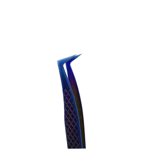 DORA NON-SLIP BLUE MEGA VOLUME TWEEZERS - DORA LASH