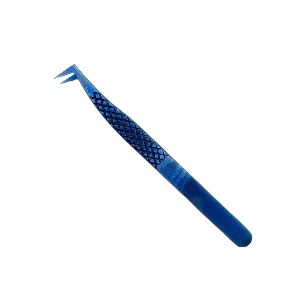 DORA NON-SLIP BLUE MEGA VOLUME TWEEZERS - DORA LASH