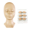 Mannequin Head with 3 pairs Replacement Eyelids - DORA LASH