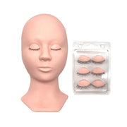 Mannequin Head with 3 pairs Replacement Eyelids - DORA LASH